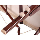 Sukar  Folding 2Section Wooden Massage Table With Walnut Color Foot