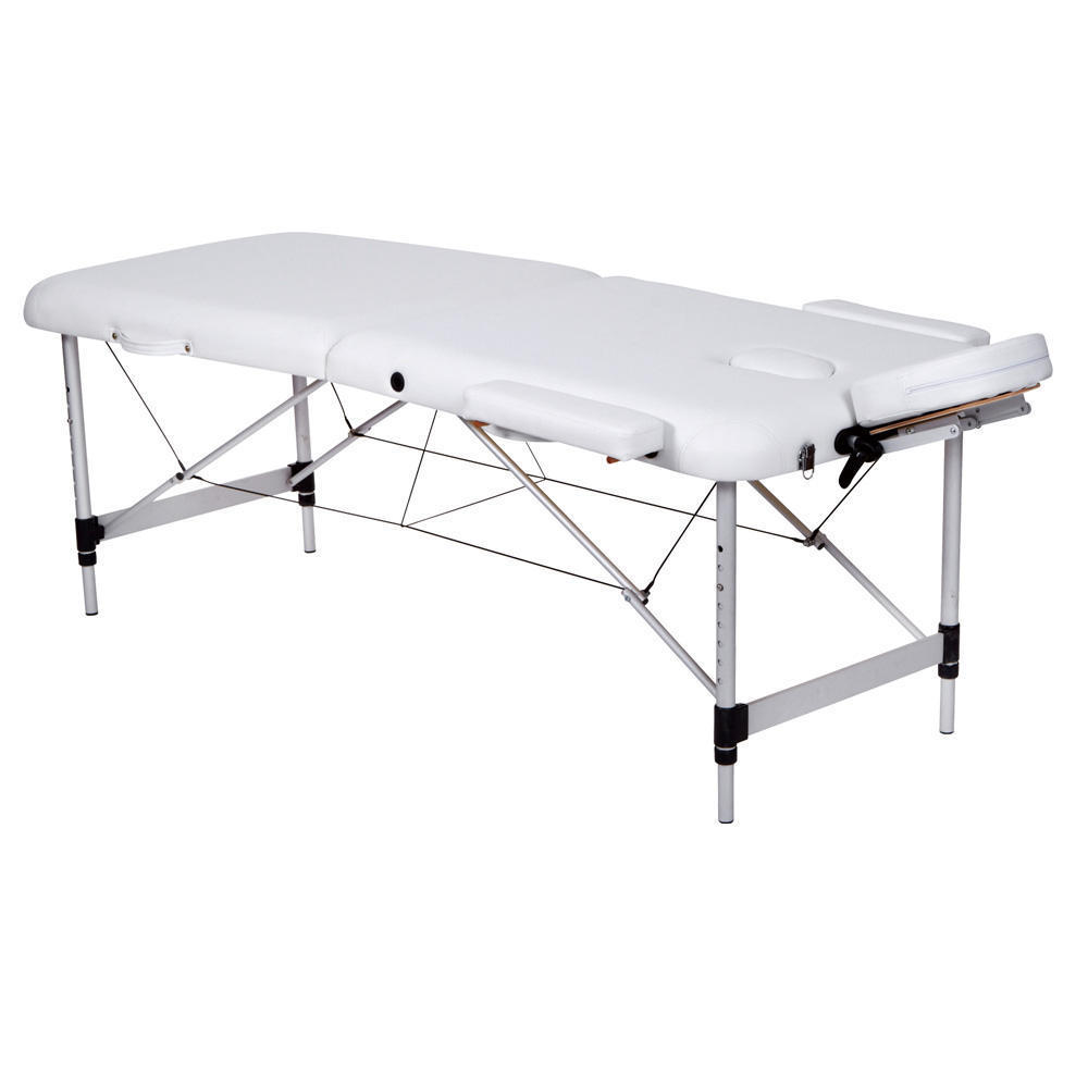 Beauty Salon Aluminum Matel Table De Massage Memory Foam Topper Lash Bed Massage Table