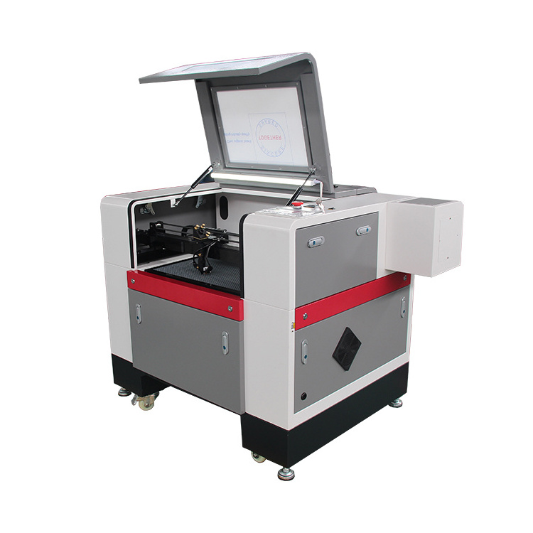 China Small home cnc 50w co2 laser engraving and cutting machine/desktop laser engraver 6040