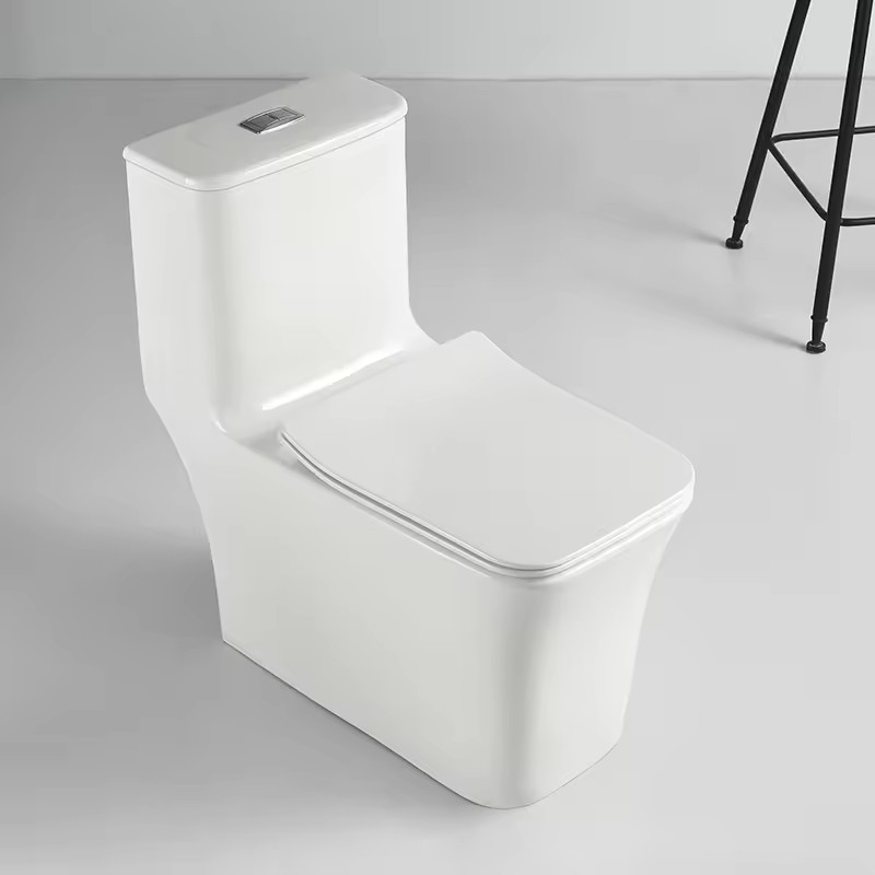 Washroom first class cheap sanitary ware inodoro hotel bathroom floor mounted white color siphonic one piece ceramic toilet bowl