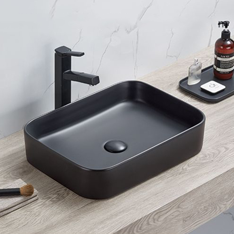 Factory Supply Ceramic  Washbasin Water Sink Bathroom Vessel Sink Cabinet Wash Basin Counter Top  Lavabo Bathroom Sink