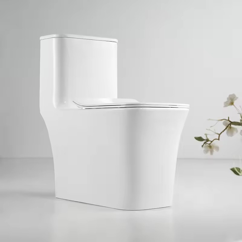 Washroom first class cheap sanitary ware inodoro hotel bathroom floor mounted white color siphonic one piece ceramic toilet bowl