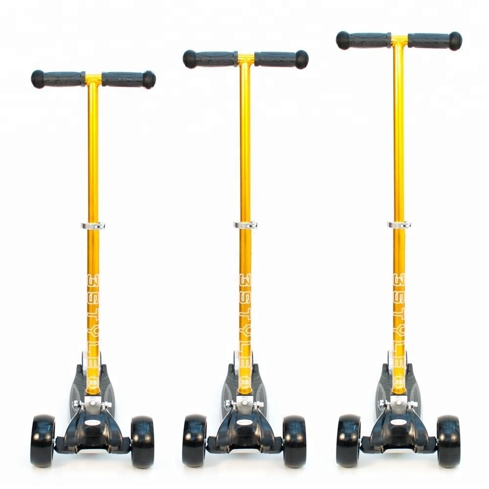 3 big heavy duty wheel 120/100x50mm push Pro kids mini scooter