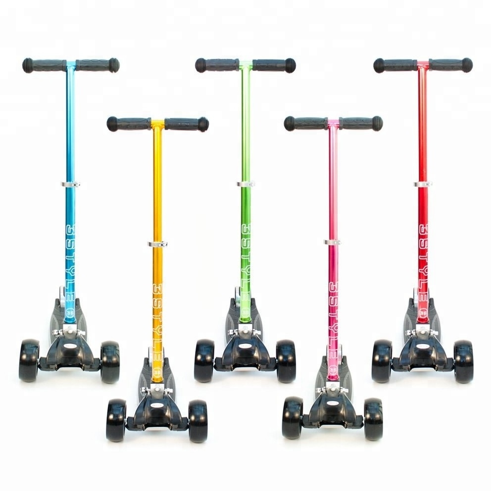 3 big heavy duty wheel 120/100x50mm push Pro kids mini scooter