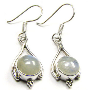 rainbow moonstone 925 sterling silver earrings drop dangle ear studs huggie hoop bali jhumka charm artisan inspired jewelry