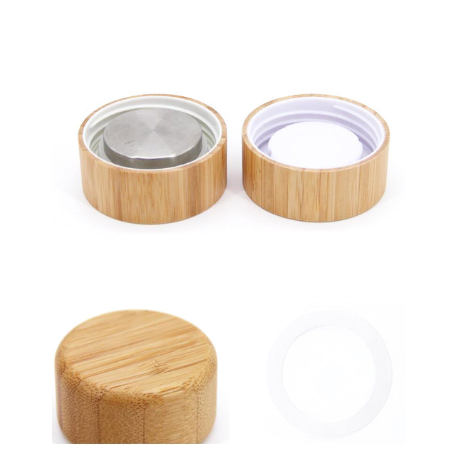 Bamboo Cup Lid Suitable for Mugs and Candle Jars with Silica Gel 350ml 500 Ml 750ml Cup Custom Logo Smart Lids Natural Bamboo