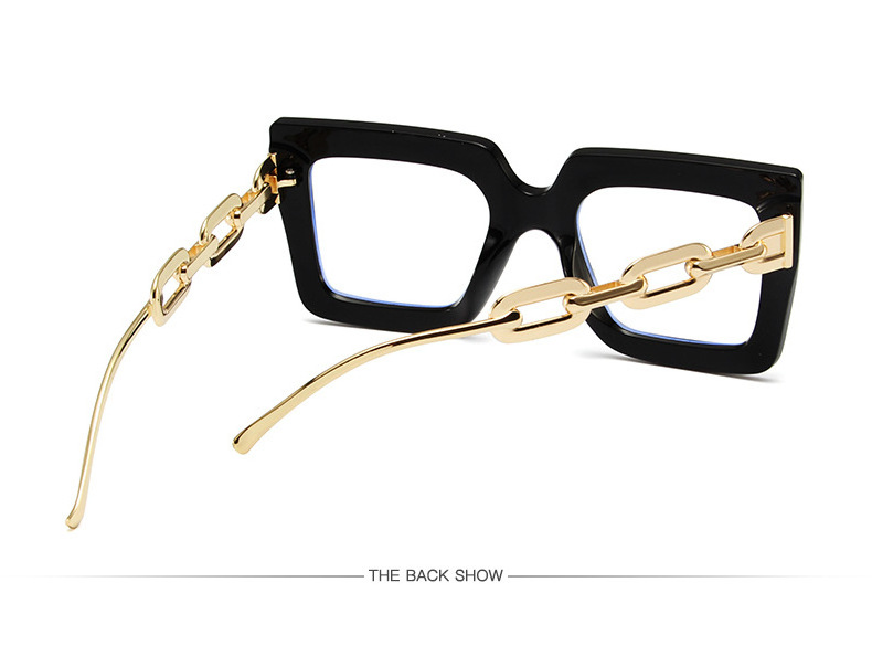 Oversized reading glasses anti blue light acetate optical eyeglasses square frame computer reading eyewear