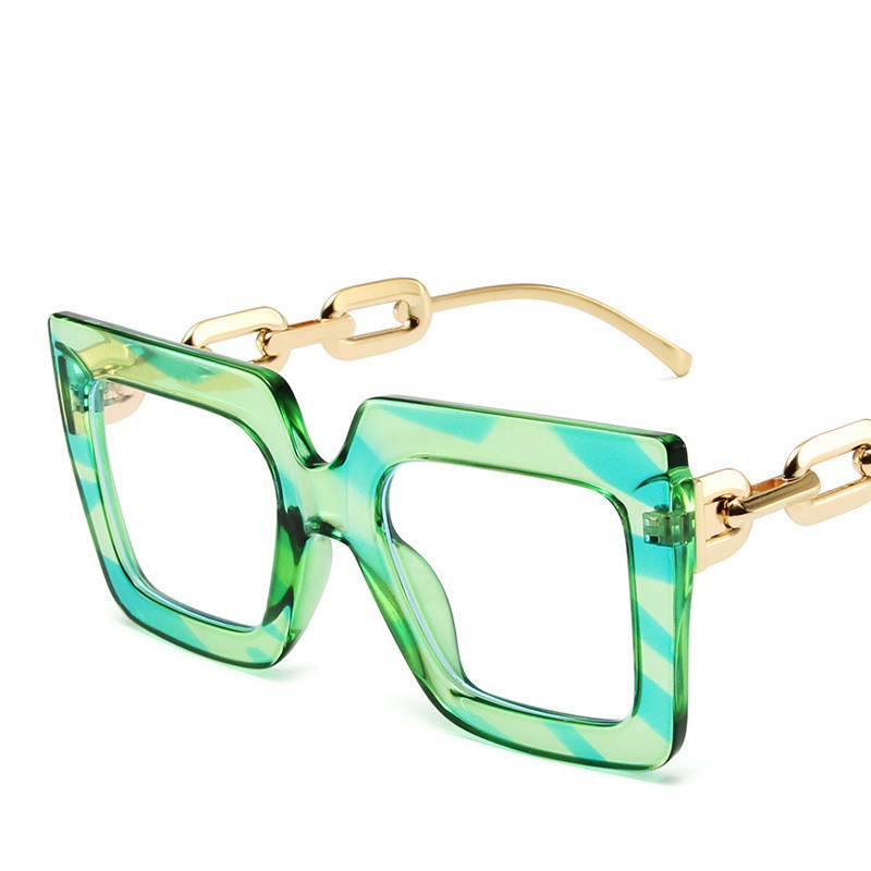 Oversized reading glasses anti blue light acetate optical eyeglasses square frame computer reading eyewear