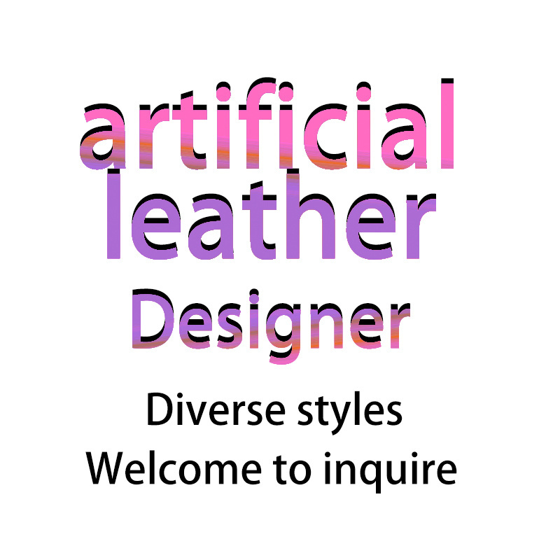 20*33cm Designer Custom All kinds Of Synthetic Faux Leather Designer Vinyl Fabric For Bag And Shoes