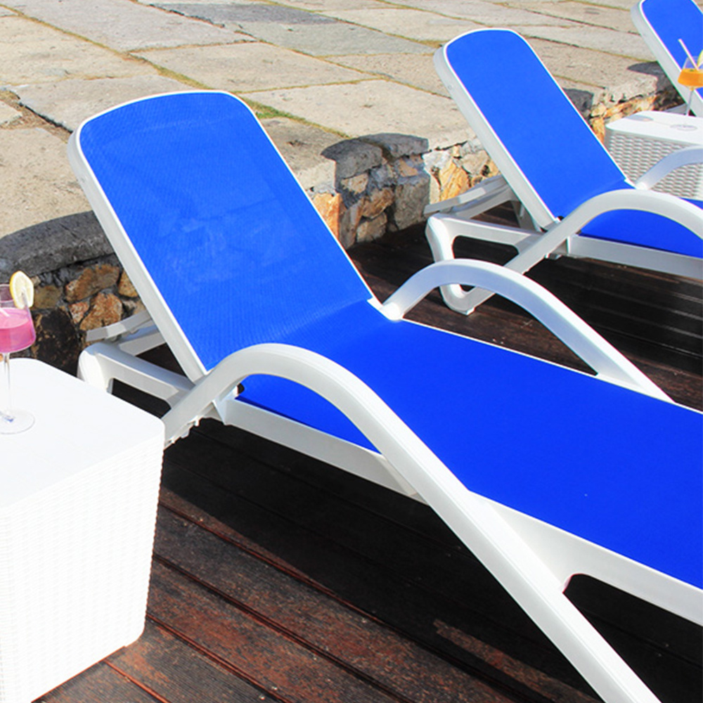 Lightweight Sun Lounger Outdoor Patio Pool Deck Furniture For Hotel