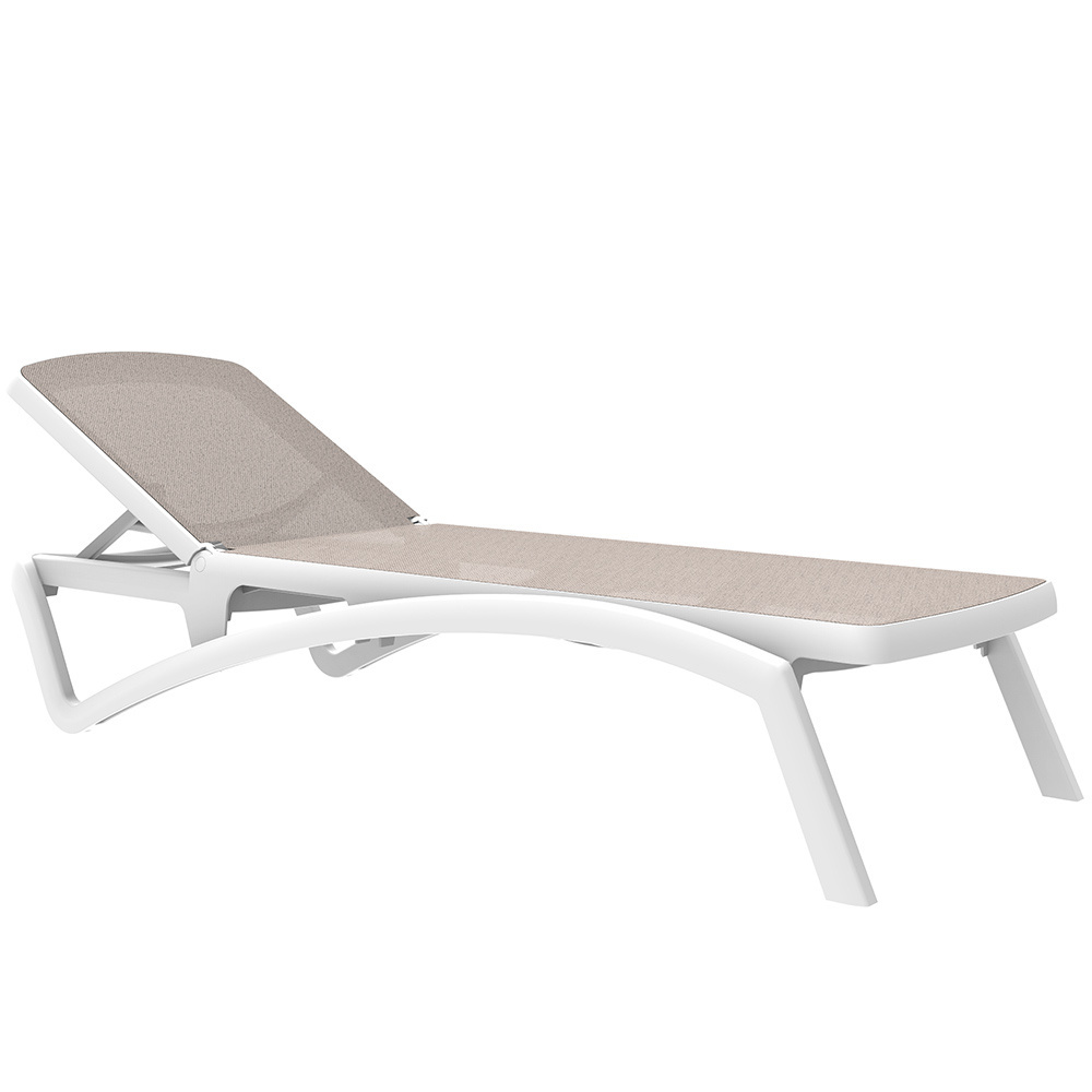 High Quality Outdoor Sunbed Rattan Furniture Daybed For Beach Pool Sun outdoor lounge bed