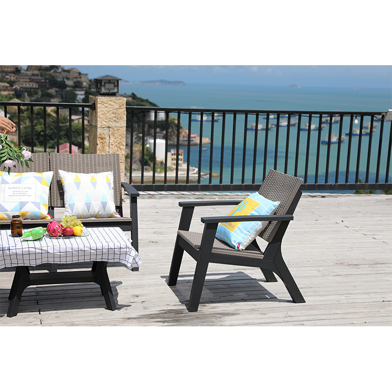 Outdoor Furniture 2-Seater Sofa Bed Wicker Chair Sofa Set Designs And Prices