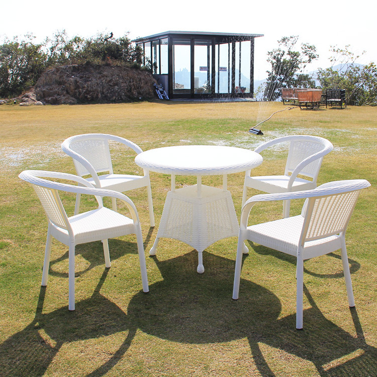 Balcony Tables And Chairs Outdoor Furniture Bistro Set Wicker Chair