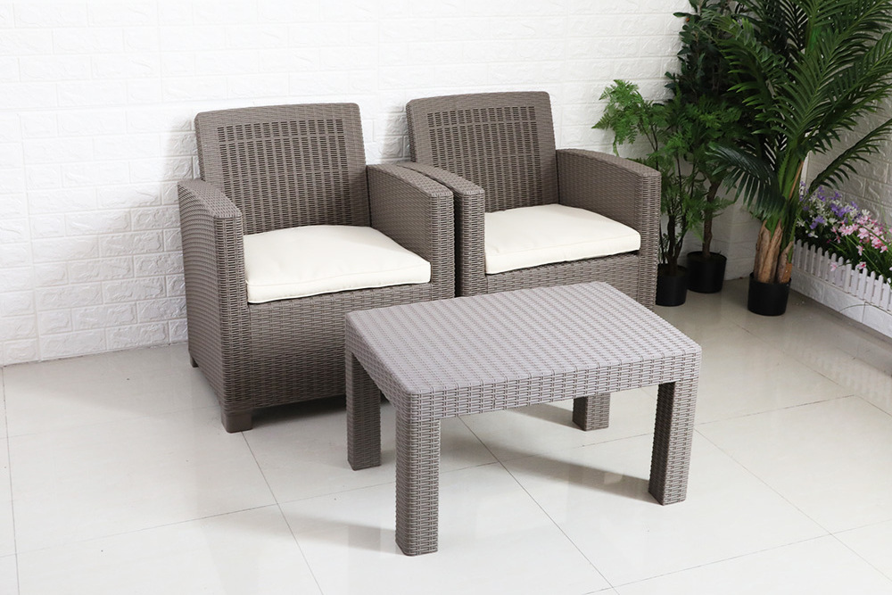 Leisure Patio Outdoor Furniture Garden Sofa Chair Rattan Sofa Lounge Set