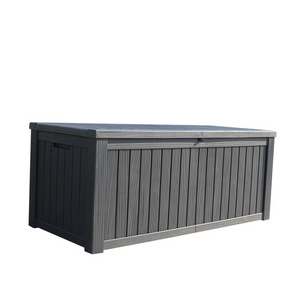 Largy Patio Garden Tool Storage Shed Plastic Deck Box For Outdoor