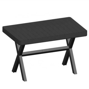 outdoor dinning table UV resistant patio furniture