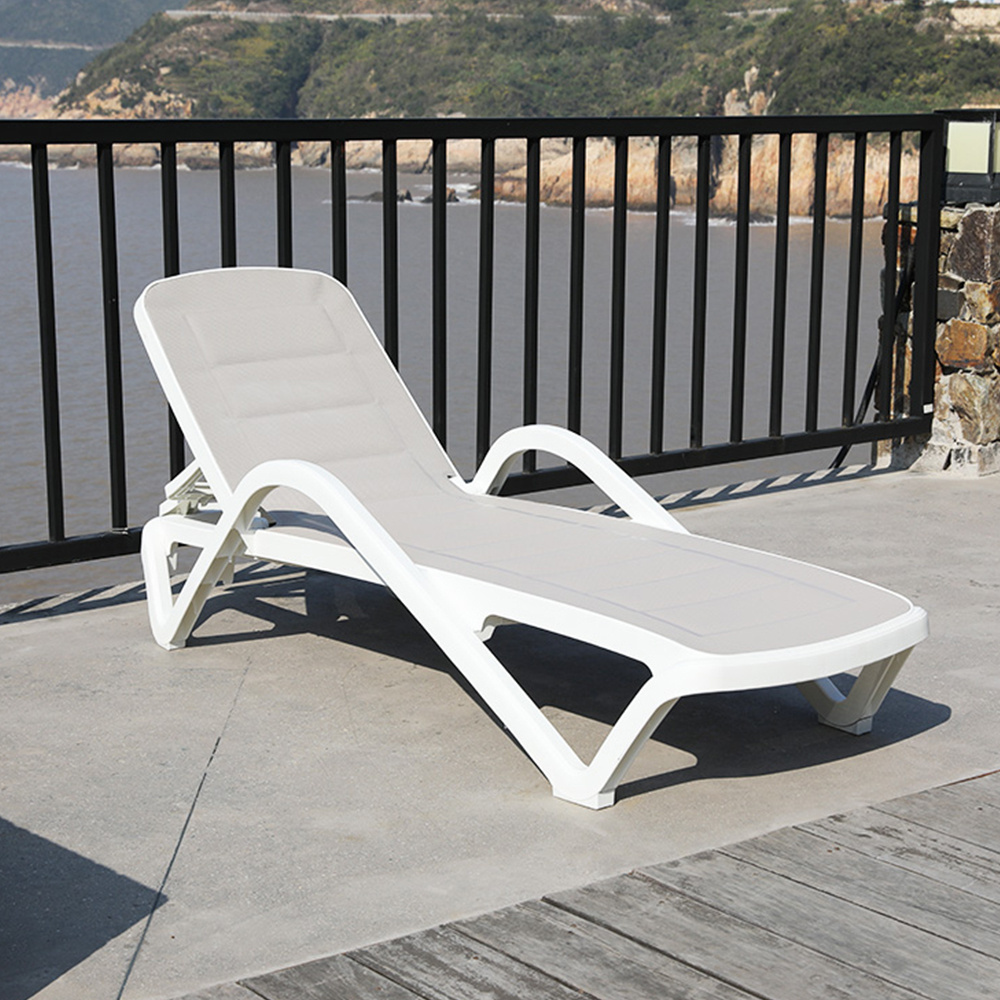 SUKK Recliner Chair Beach Sun Chaise  Loungers For Pool Side Swimming Pool