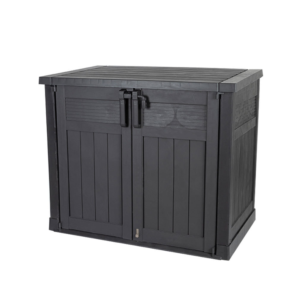 Horizontal Storage Box Waterproof Outdoor Storage Cabinet Shed