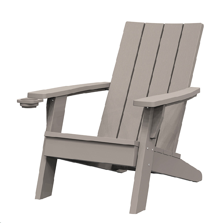 Modern Outdoor Furniture Plastic Wooden Roca Adirondack chair