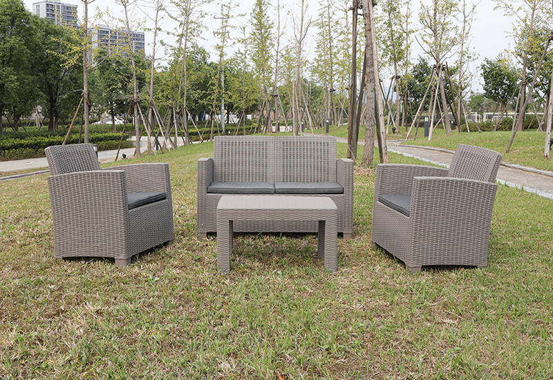 Leisure Patio Outdoor Furniture Garden Sofa Chair Rattan Sofa Lounge Set