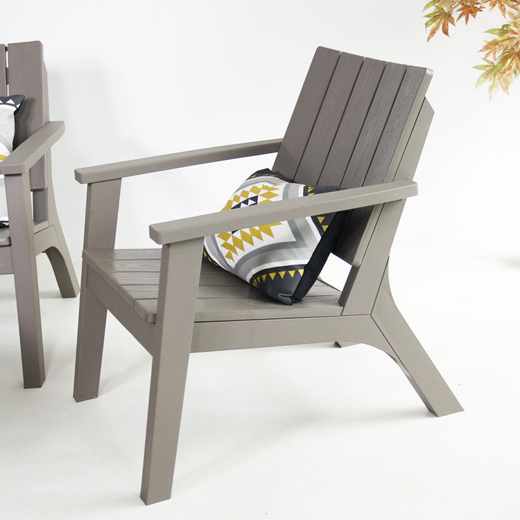 Custom Garden Recliner Chairs Outdoor Plastic Terrace Lawn Cafe Chair