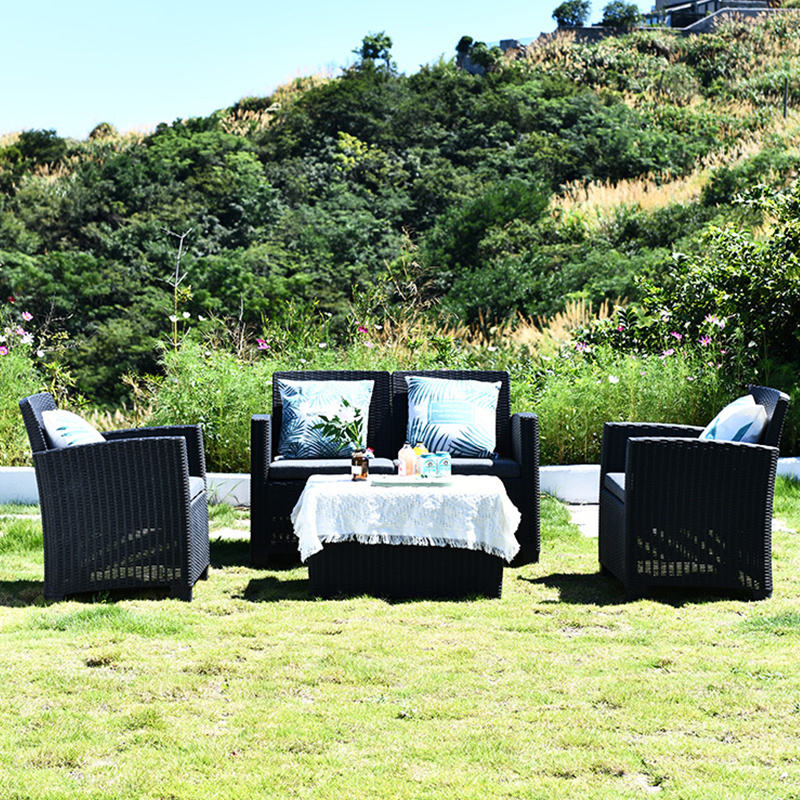 Wicker Outdoor Patio Furniture Sets Waterproof Sofa Combination Furniture