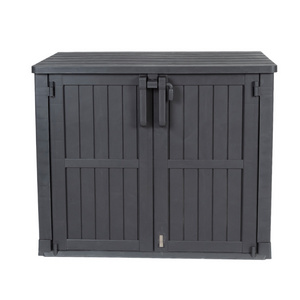 High quality outdoor plastic carport garden sundries storage shed