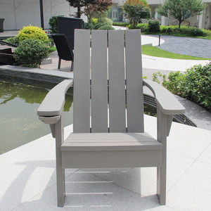 High Quality Waterproof Patio Garden Chair Plastic Adirondack Chair with Cup Holder