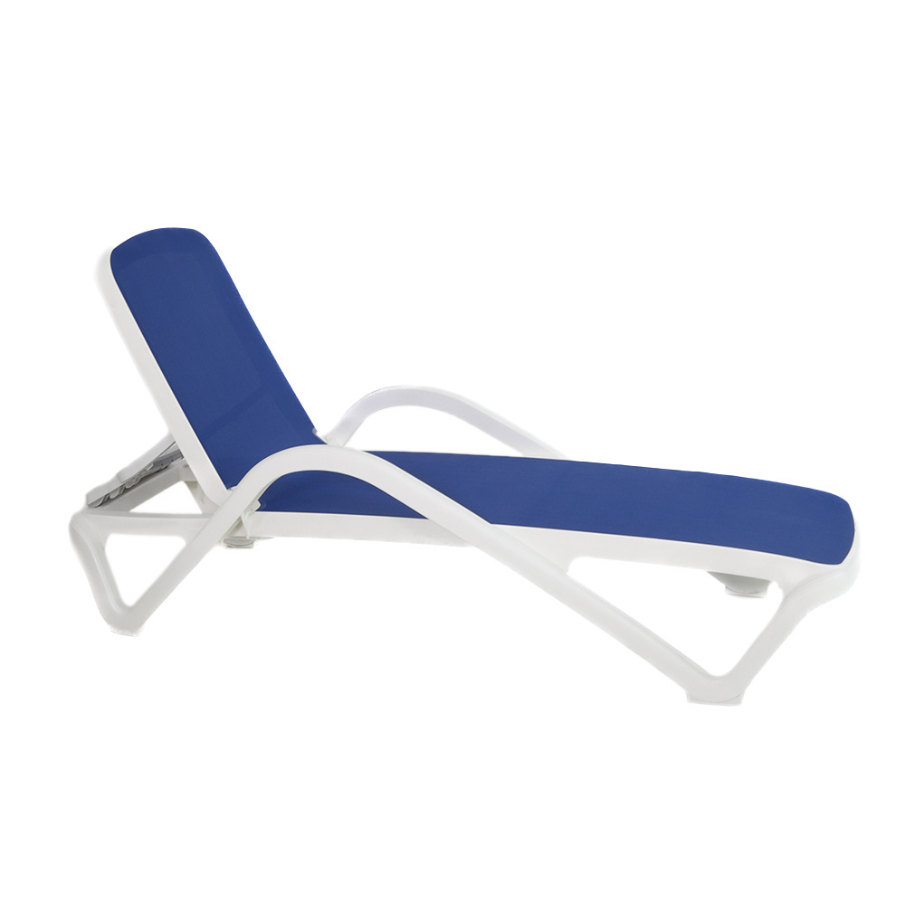 New arrivals classic swimming pool chaise lounge chair with adjustable back