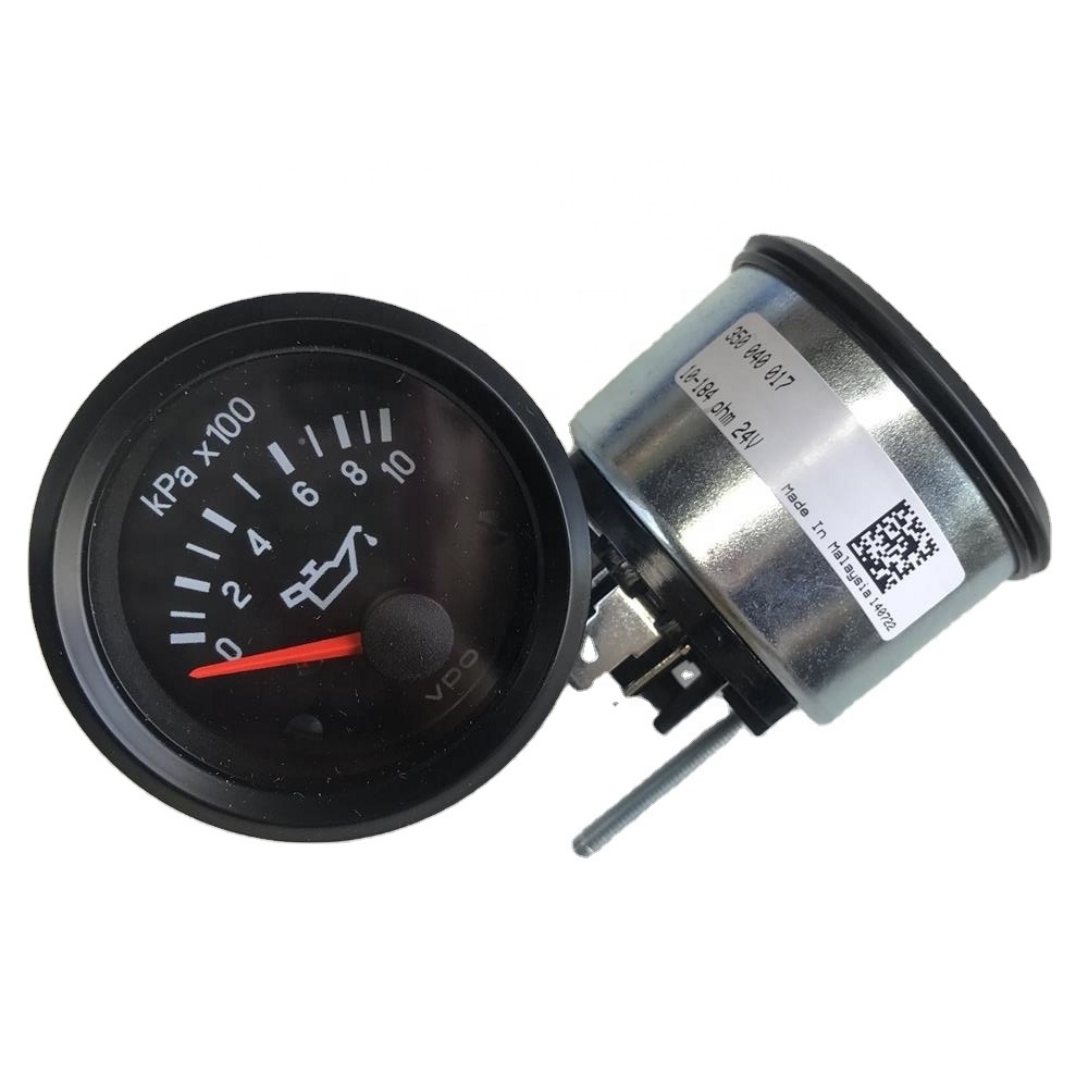 350-040-017 Genuine 24V VDO Oil Pressure Gauge 350 040 017  0-10 bar VDO 350-040-017C