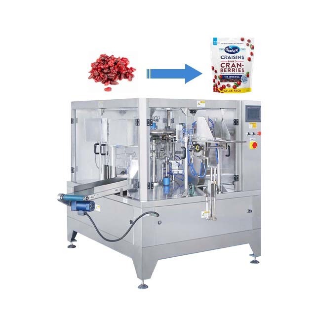 Automatic zipper bag premade doypack gummy bear candy counting filling packing packaging machine