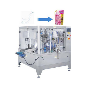 Automatic zipper bag premade doypack gummy bear candy counting filling packing packaging machine