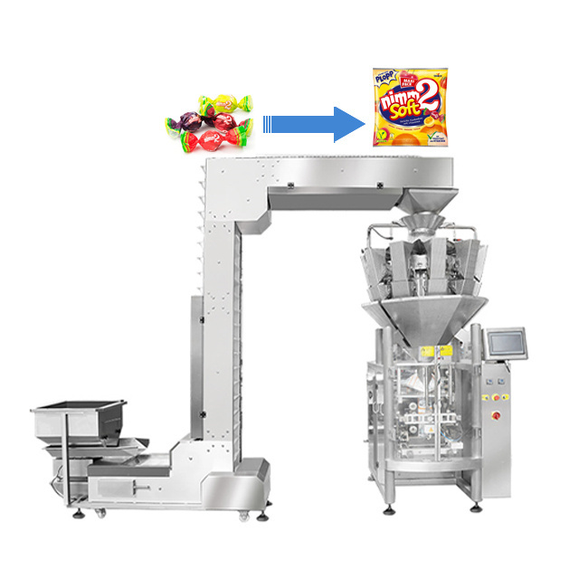 Automatic Vffs 1 kg grain packaging machine ice cube bag pickle shrimp mushroom leaf pet food packing machine