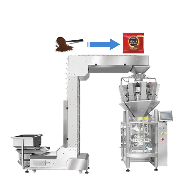 Automatic Vffs 1 kg grain packaging machine ice cube bag pickle shrimp mushroom leaf pet food packing machine