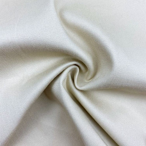 Woven twill 230gsm peached dyed spandex elastance cotton thick khaki fabric for making pants coat