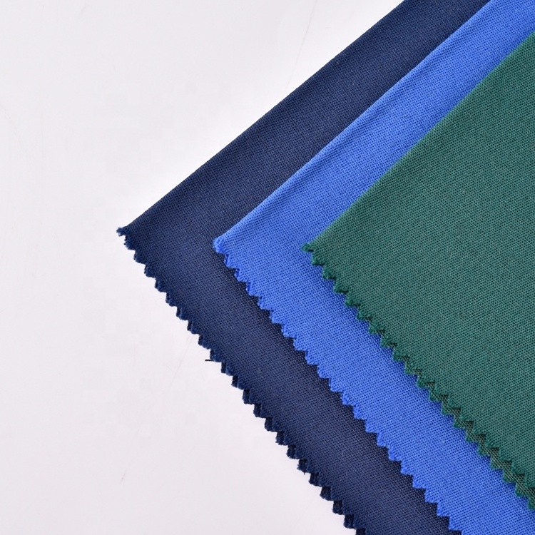 High quality 150cm 200DX12S colorful tc twill woven polyester cotton dyed uniform poplin workwear fabric for bag