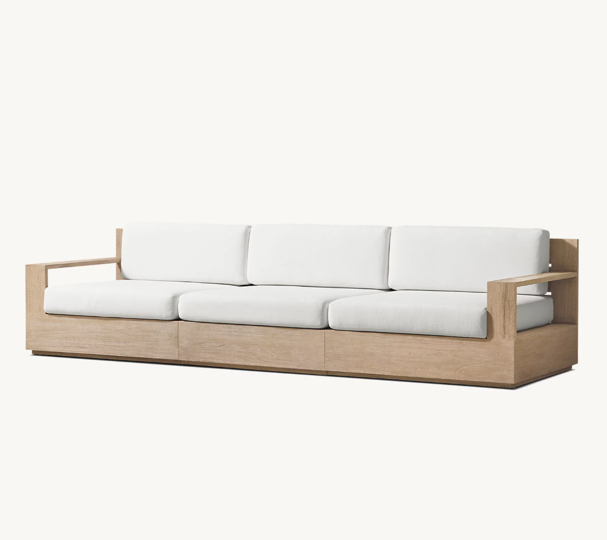 LUXORA Outdoor patio garden teak modular sofa modern luxury outdoor furniture outside furniture sofa