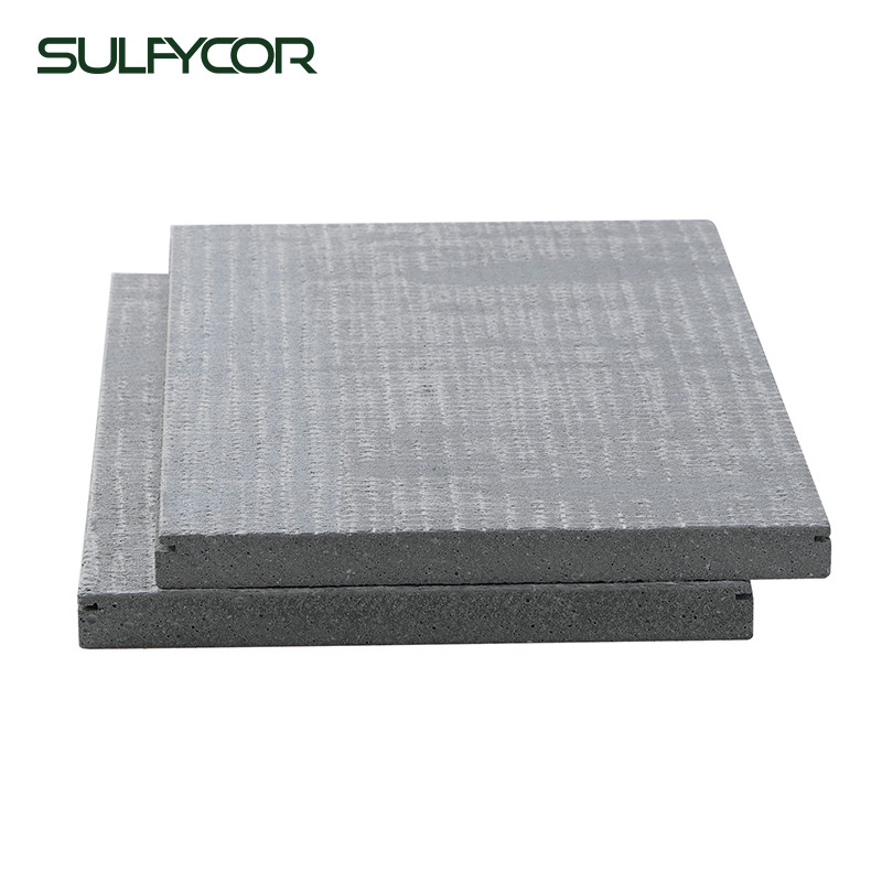 18mm square edge subfloor board Fireproof Mgo Floor Magnesium Oxide Board 4x8 for Building Materials Customized Surface