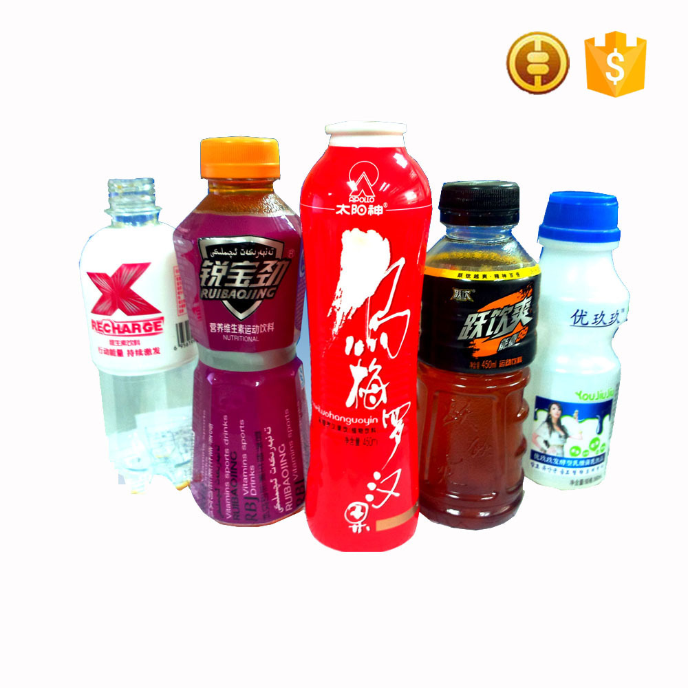 China PVC shrink bottle label for different beverage