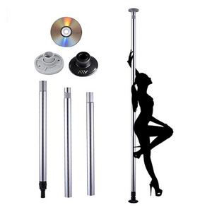 Sport Fitness portable Stripper Outfits Pole Dance Dancing stripping Tube Pole With Stage Accessories