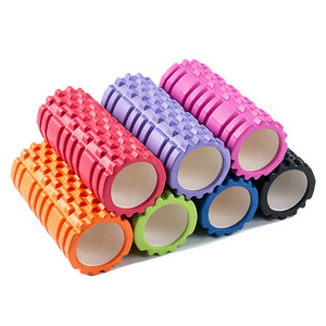 High Density Muscle Fitness Massage Stick Relax Foam Camo Column Roller Custom Logo Hollow Yoga Back Eva Foam Roller