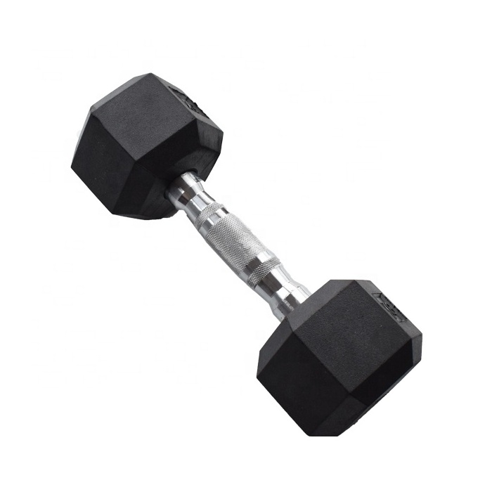 Home Gym Use Weight Equipment Hexagonal Cast Adjustable Rubber Iron Paint Hex Dumbbell Sets With Dumbbell Rack