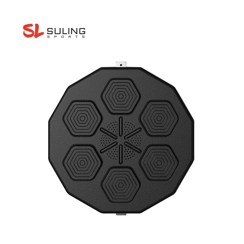 Home Boxing Target Trainer Dummy Fitness Target Pad Wall Mounted Led Light Smart Music Boxing Training Machine