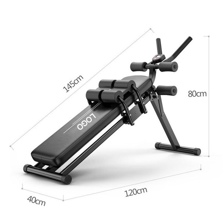 Gym fitness equipment multi-function folding abs Decline sit up flat weight incline bench exercises adjustable