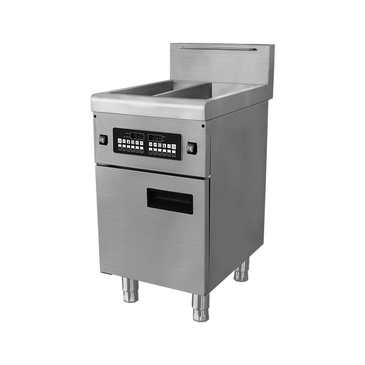 KFC kitchen equipment continuous fryer used, deep fryer electric commercial deep fried turkey electric fryer