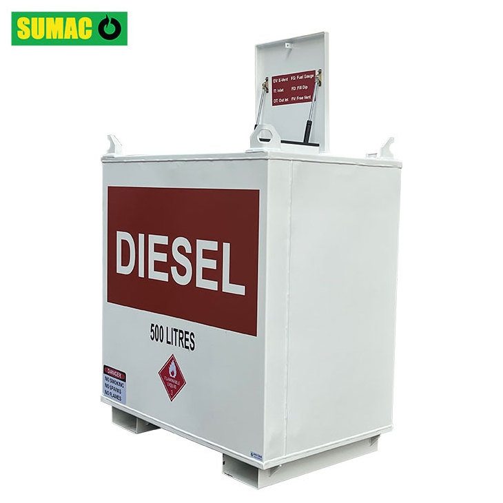 Hot sale 500 liter fuel storage tank double walled self bunded diesel tank