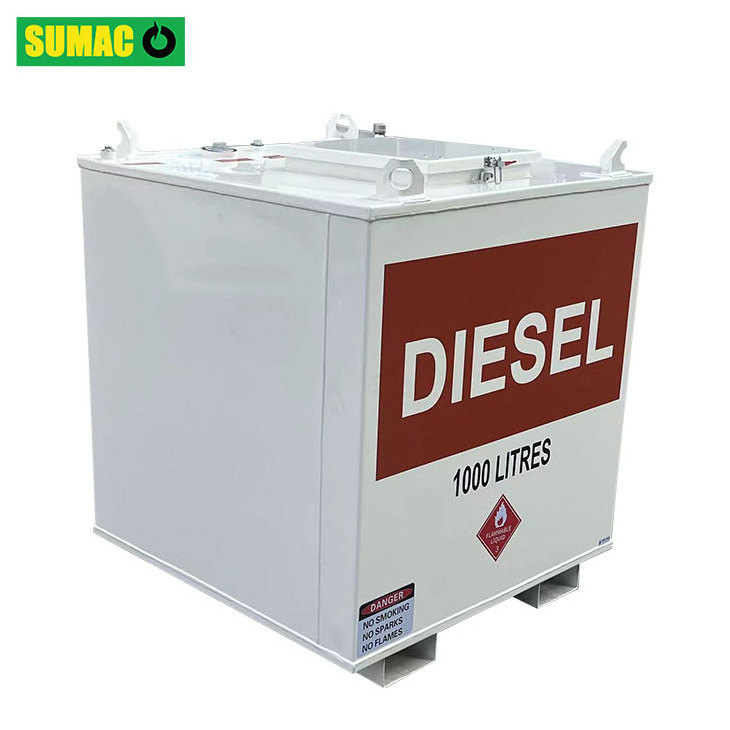 Sumac 1000l carbon steel double deck Self bunded fuel storage tank/oil storage tank