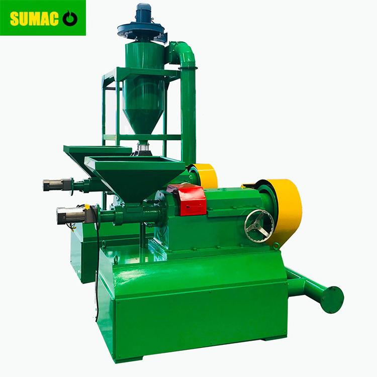 Waste Tyre Recycling Plant / Rubber Powder Making Machine  to make 30-80mesh rubber granule