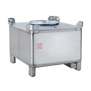 SUMAC 250 Gallon  304 Stainless Steel IBC Tote tank with Fusible Vent