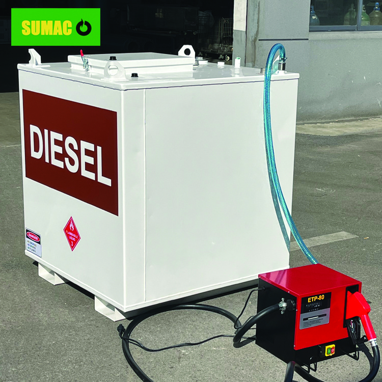 Sumac Custom 1000L Automatic Fuel Tank Gauge Portable Fuel Station for Fuel Gasoline Station